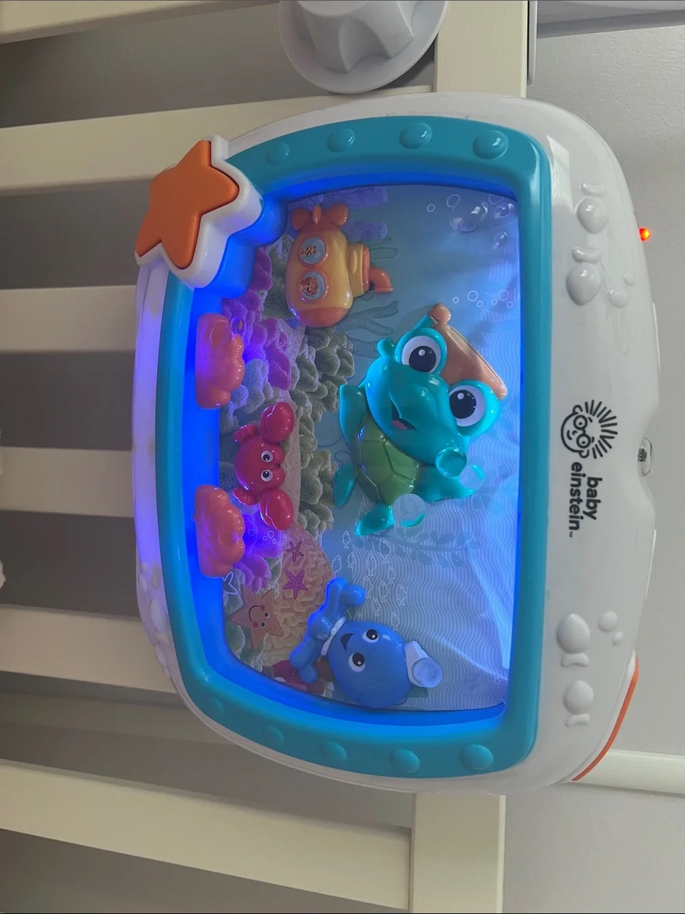 Baby Einstein Blue & White Ocean Friends Bath Activity Toy